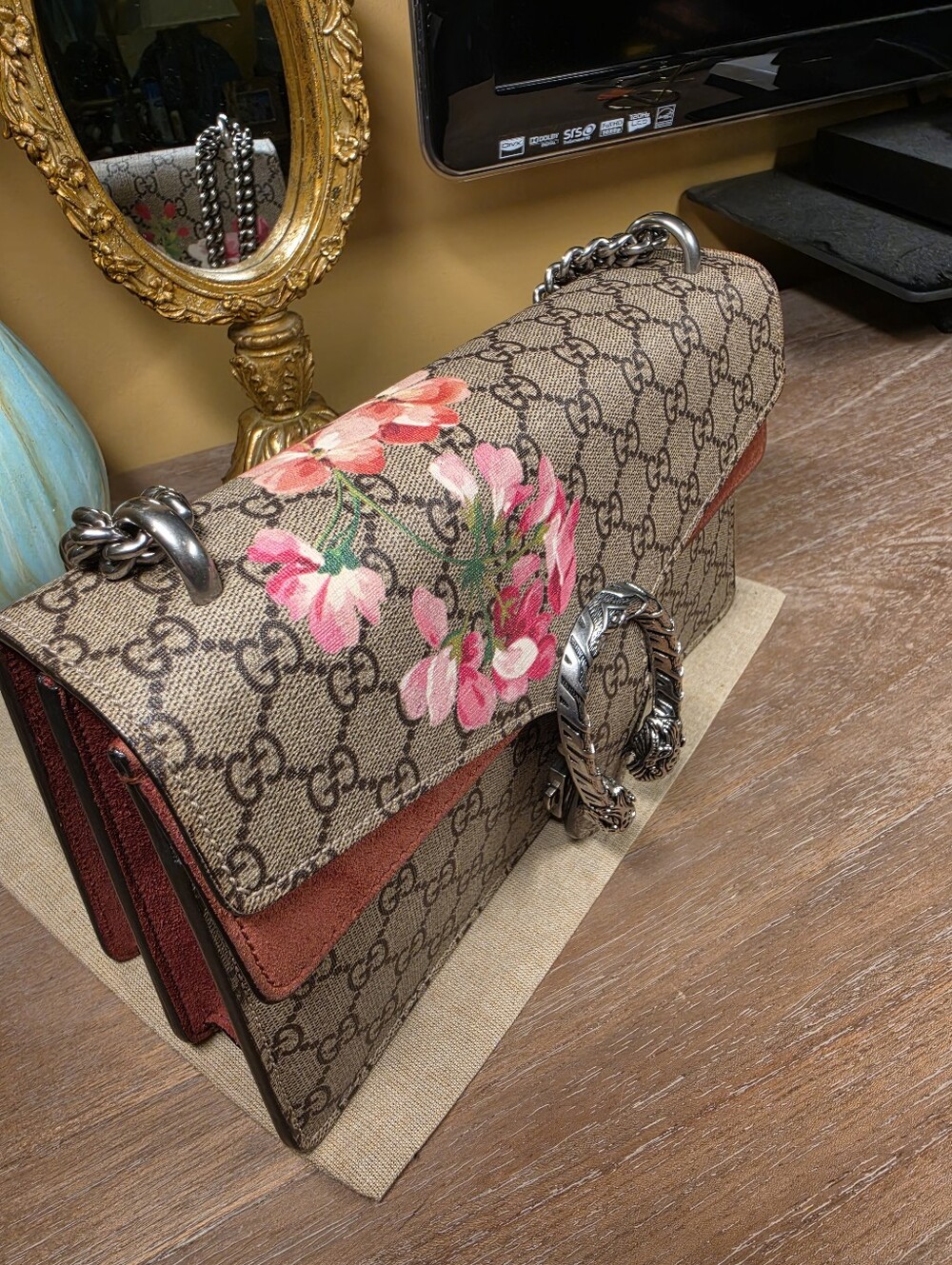 Gucci Supreme Dionysus GG Blooms Floral Crossbody w/ COA (Retail $2350) - Picture 8 of 16